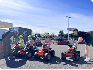 Piste de karting électrique